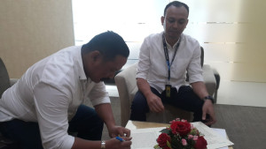 Suasana Penandatanganan PKS Co-Branding Bank Bukopin & PBB-INA